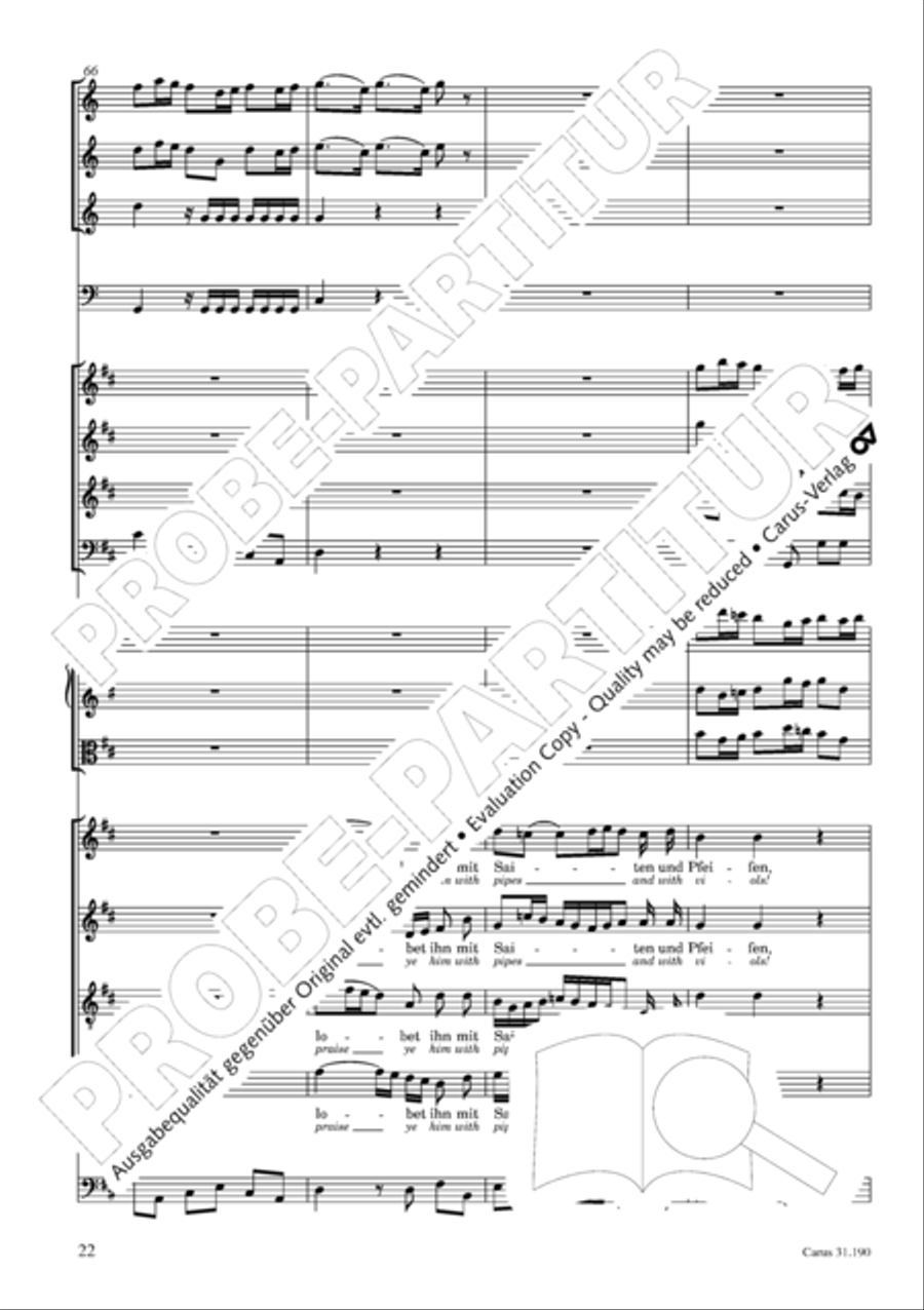 Sing to the Lord a new song (Singet dem Herrn ein neues Lied) ATB scores gallery preview page 23