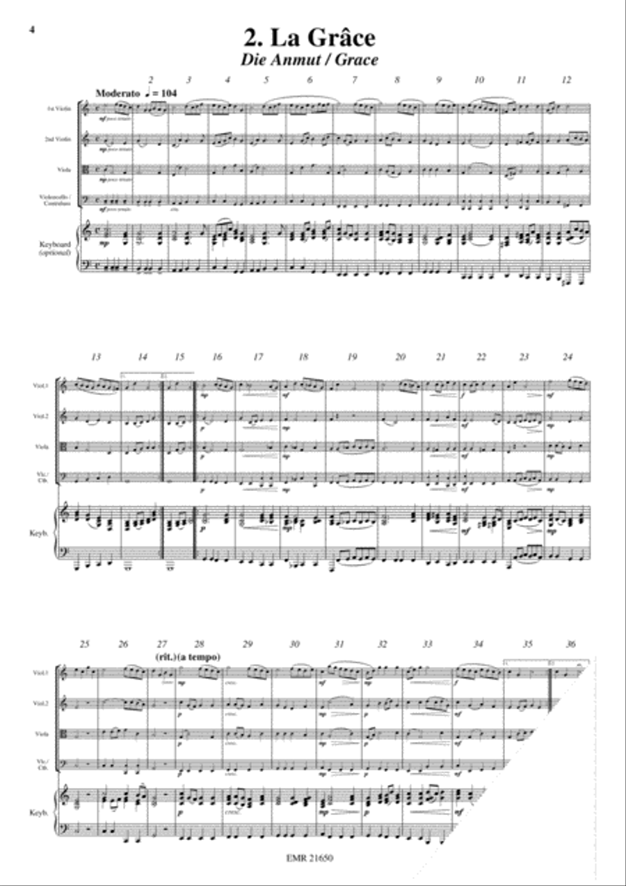 12 Heroic Marches String Quartet scores gallery preview page 4