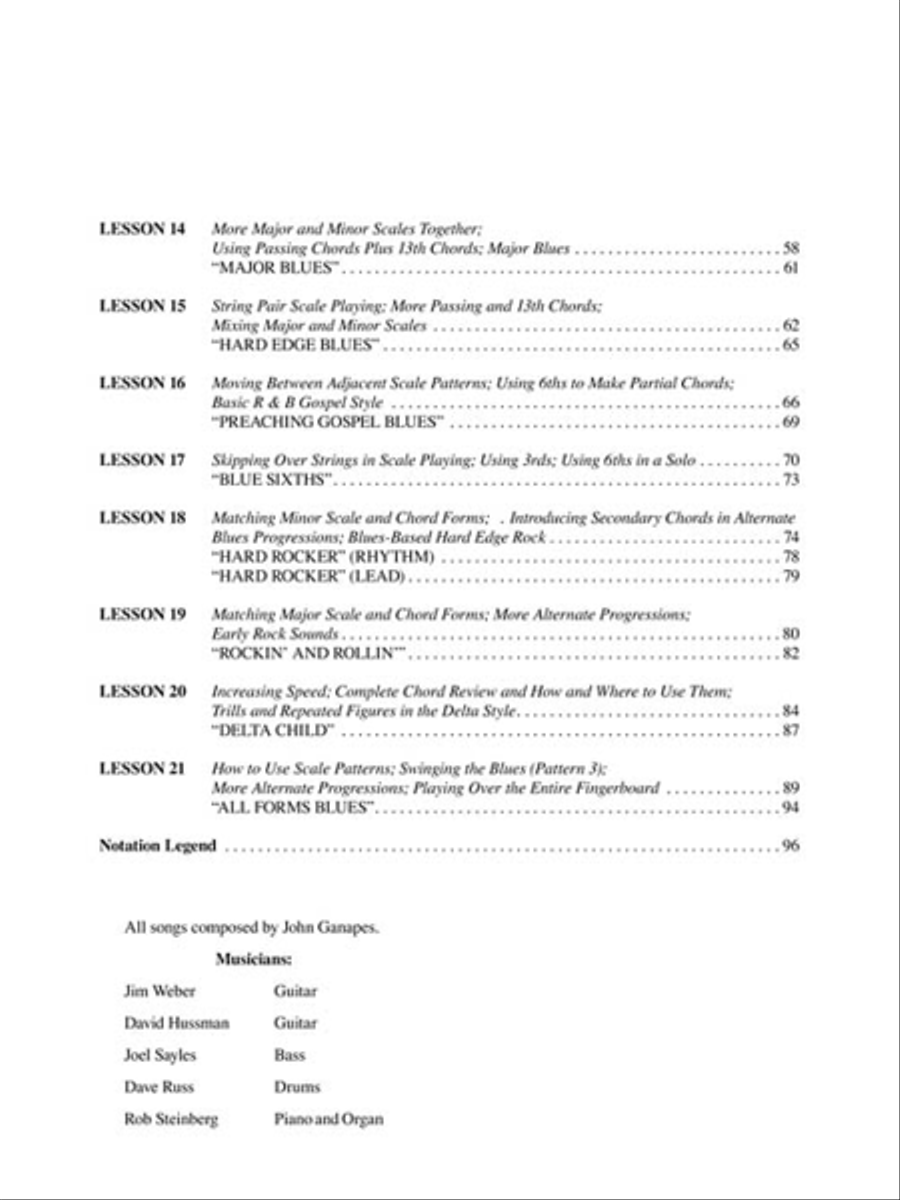 Blues You Can Use – 2nd Edition Electric Guitar scores gallery preview page 4