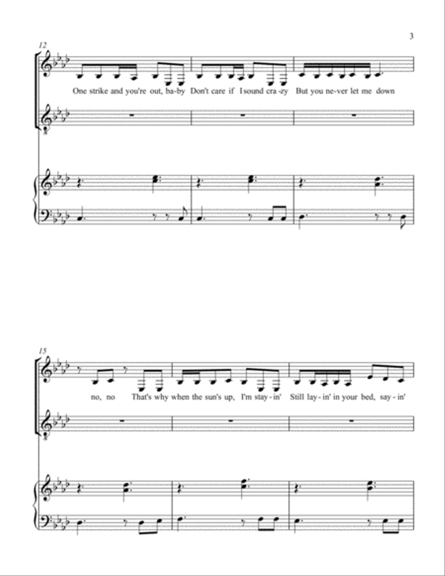 Stuck With U Stuck With U Small Ensemble scores gallery preview page 3