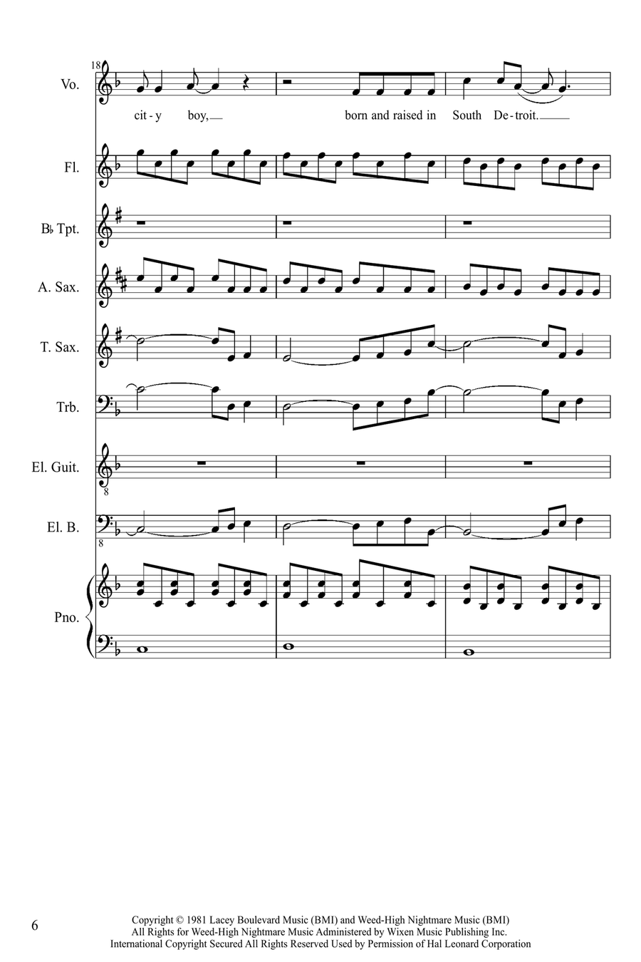 Don't Stop Believin' Large Ensemble scores gallery preview page 6
