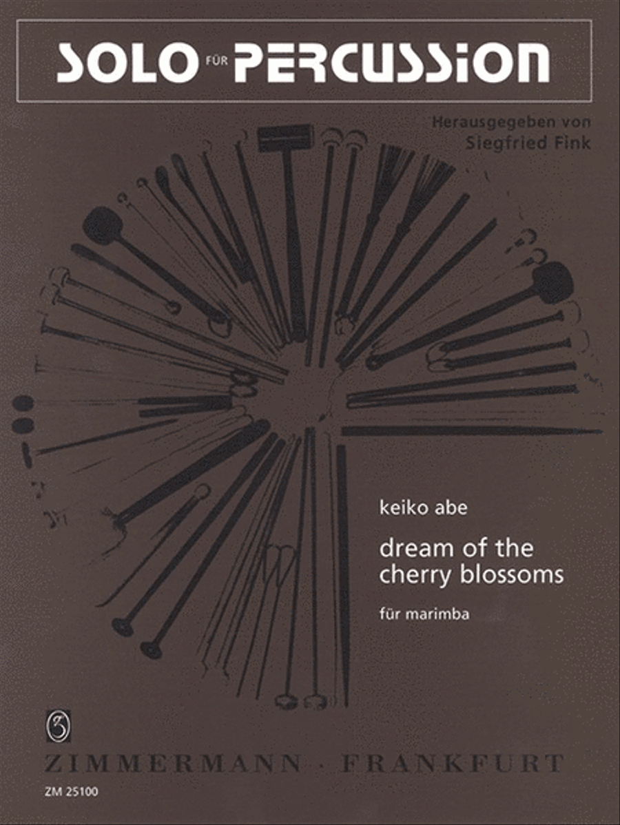 Dream of the Cherry Blossoms Marimba scores gallery preview page 1