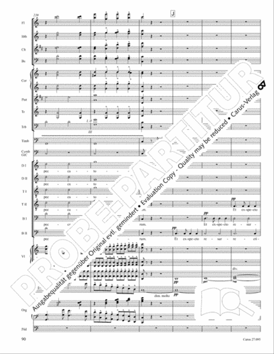 Messe solennelle de sainte Cecile STB scores gallery preview page 103