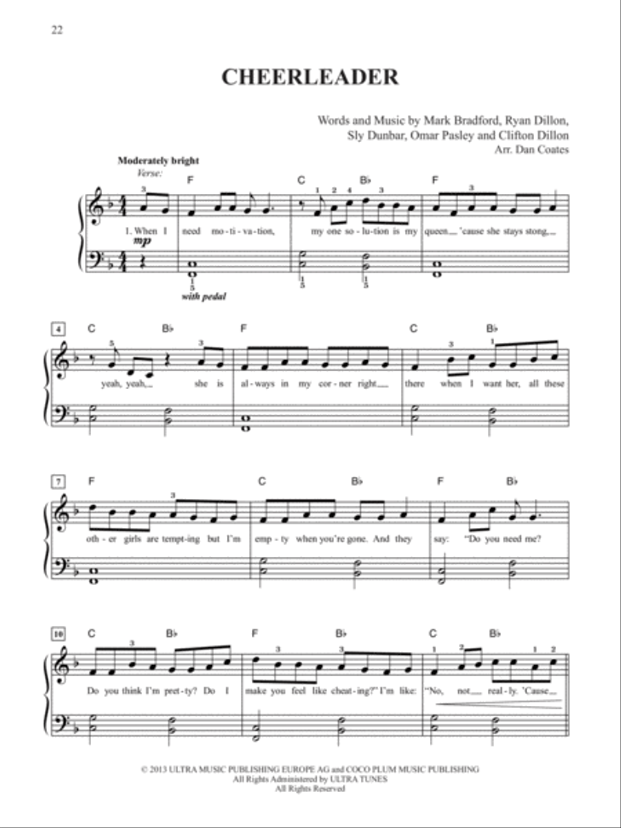 2016 Greatest Pop & Movie Hits Easy Piano scores gallery preview page 3