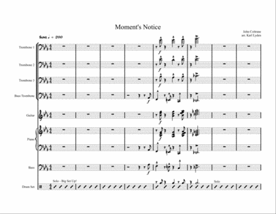 Moment's Notice Small Ensemble scores gallery preview page 1
