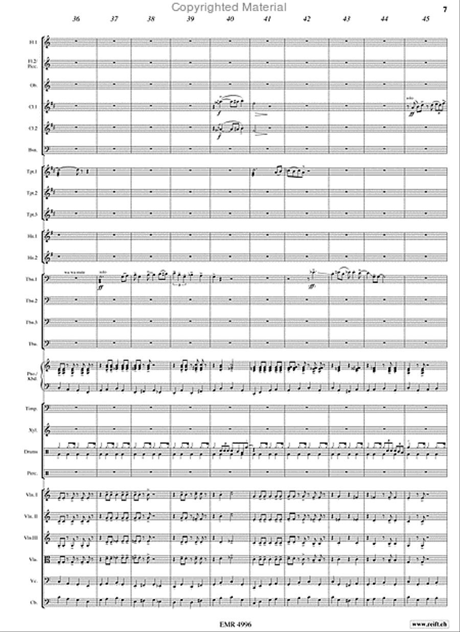 Tom And Jerry Orchestra scores gallery preview page 7