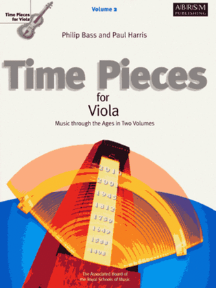 Book cover for Time Pieces for Viola, Volume 2