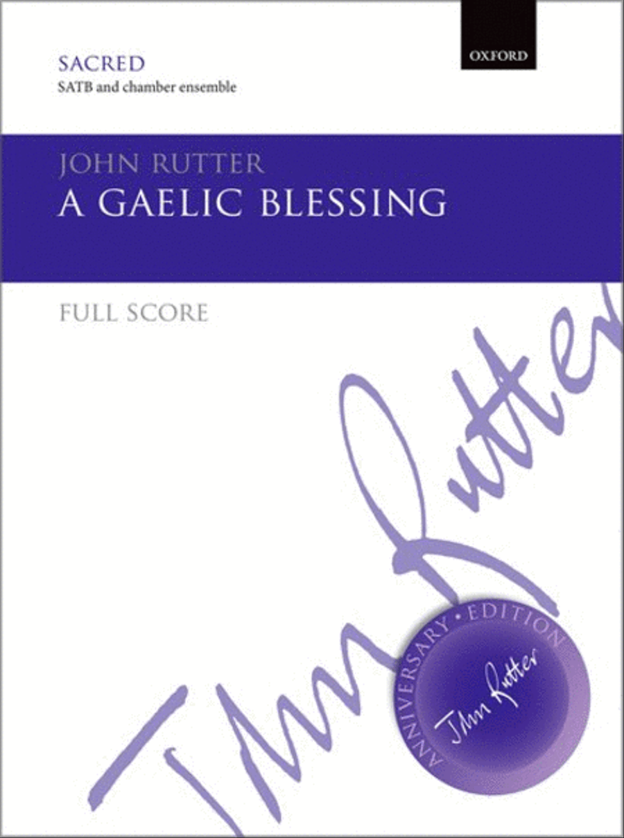 A Gaelic Blessing 4-Part scores gallery preview page 1