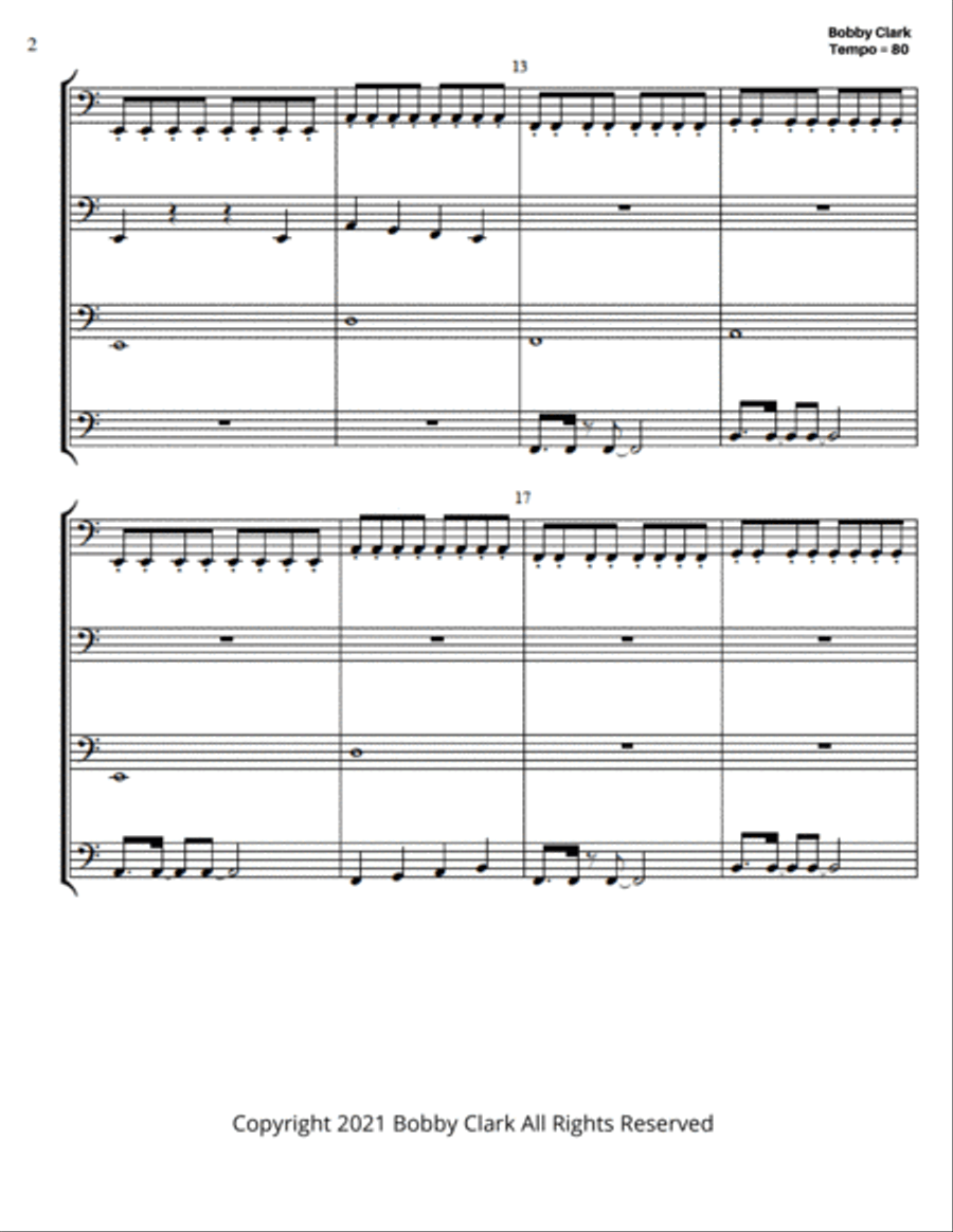 The Coming Trombone Solo scores gallery preview page 2