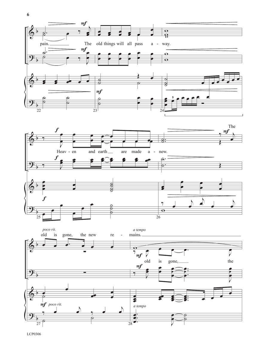 The New Jerusalem 4-Part scores gallery preview page 6
