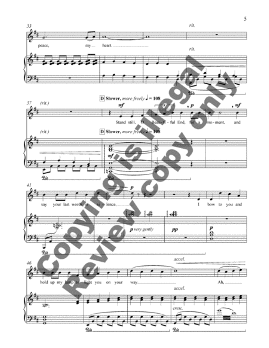 Peace, My Heart Peace, My Heart Medium Voice scores gallery preview page 7