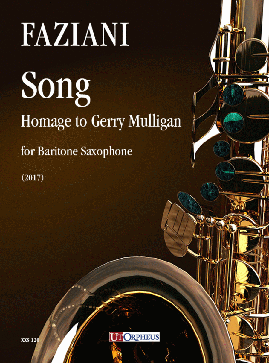 Song. Homage to Gerry Mulligan for Baritone Saxophone (2017) Baritone Saxophone scores gallery preview page 1