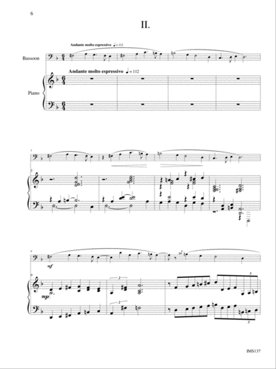 Five Duets Five Duets Bassoon Solo scores gallery preview page 6
