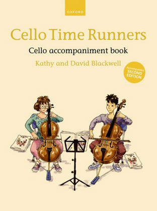 Book cover for Cello Time Runners Cello accompaniment book (for Second Edition)