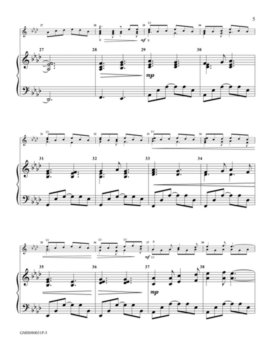 In Dulci Jubilo (piano accompaniment to 8 handbell version) image number null