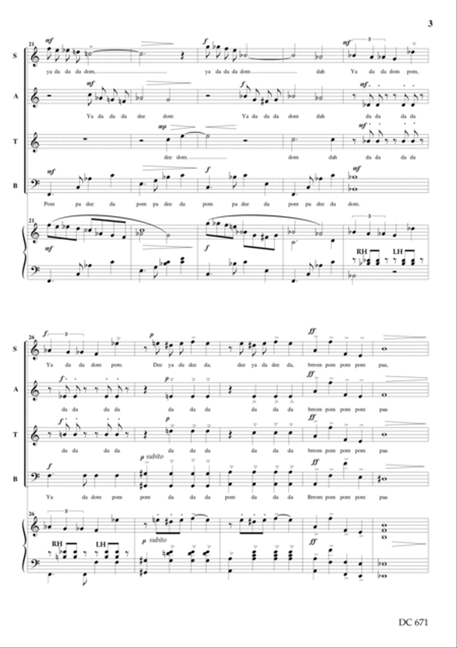 Tango Affettolato Tango Affettolato 4-Part scores gallery preview page 3