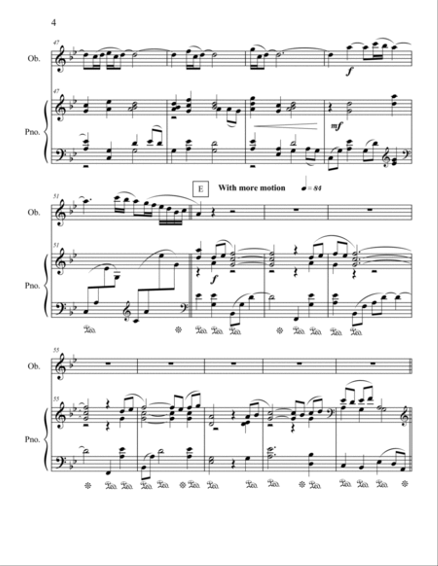 Night of the Large Few Stars Woodwind Duet scores gallery preview page 5
