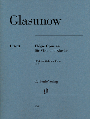 Book cover for Élégie Op. 44