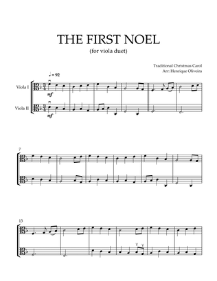 Book cover for The First Noel (Viola Duet) - Beginner Level