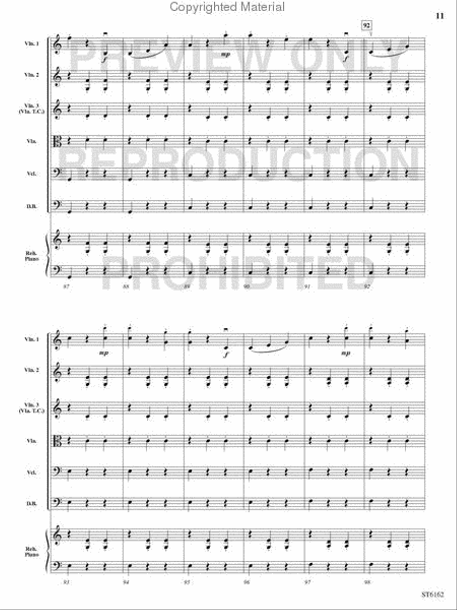 The Blue Danube String Orchestra scores gallery preview page 10