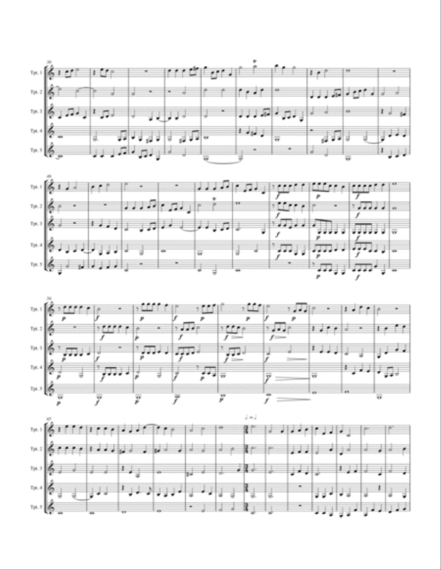 Canzon super Belgicam Canzon super Belgicam Trumpet scores gallery preview page 3