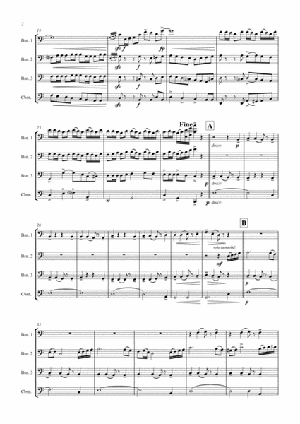 Fest Fanfare - Classical Festive Fanfare - Opener - Bassoon Quartet