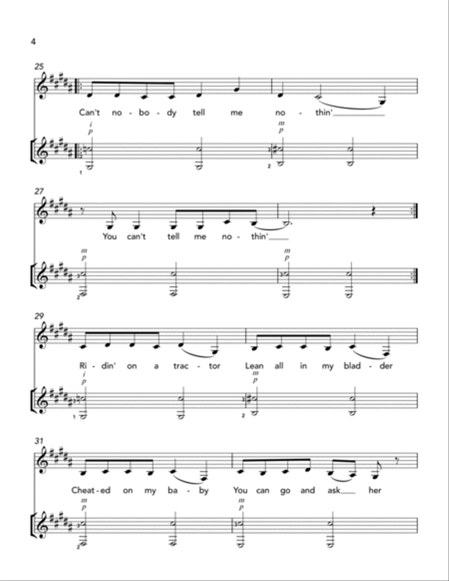 Old Town Road (remix) Old Town Road (remix) Electric Guitar scores gallery preview page 4