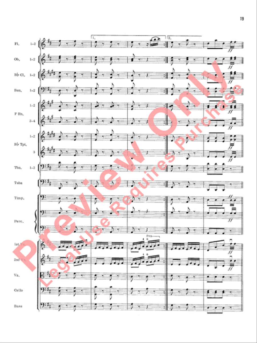 William Tell Overture Full Orchestra scores gallery preview page 22