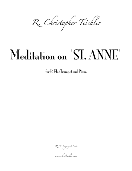 Meditation on ST. ANNE image number null