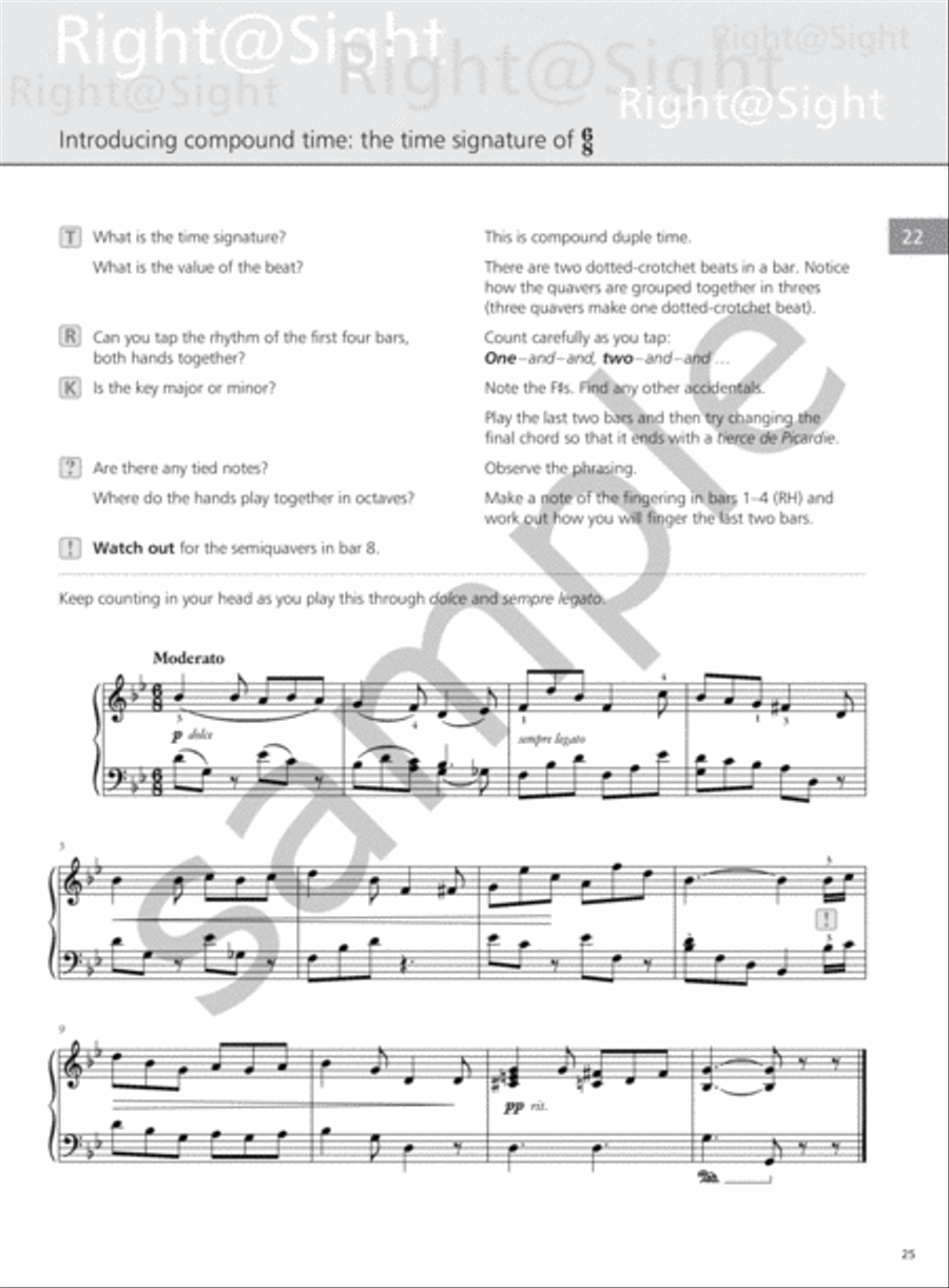 Right@Sight - Piano Grade 4 Piano Method scores gallery preview page 4