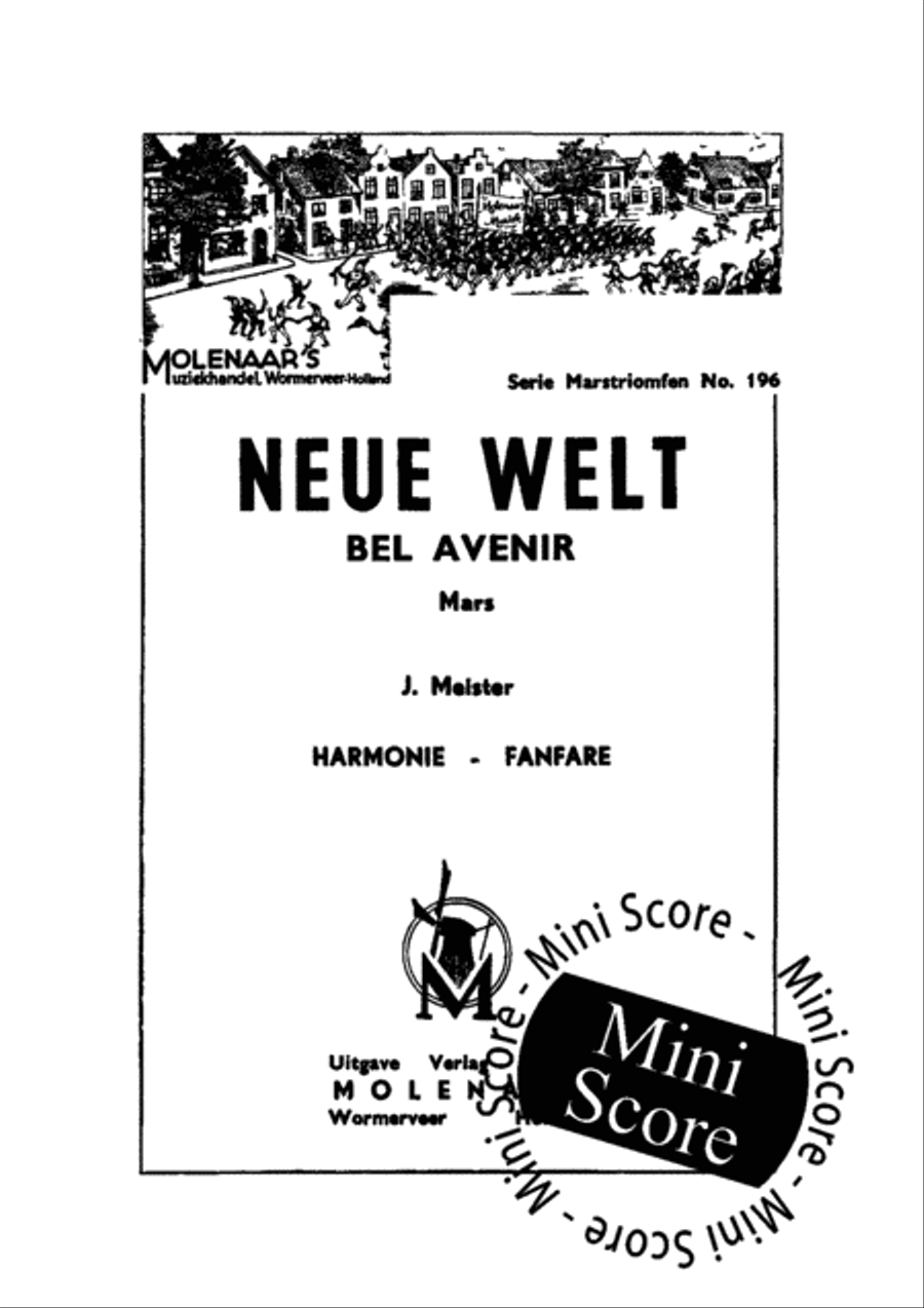 Neue Welt Fanfare Band scores gallery preview page 3