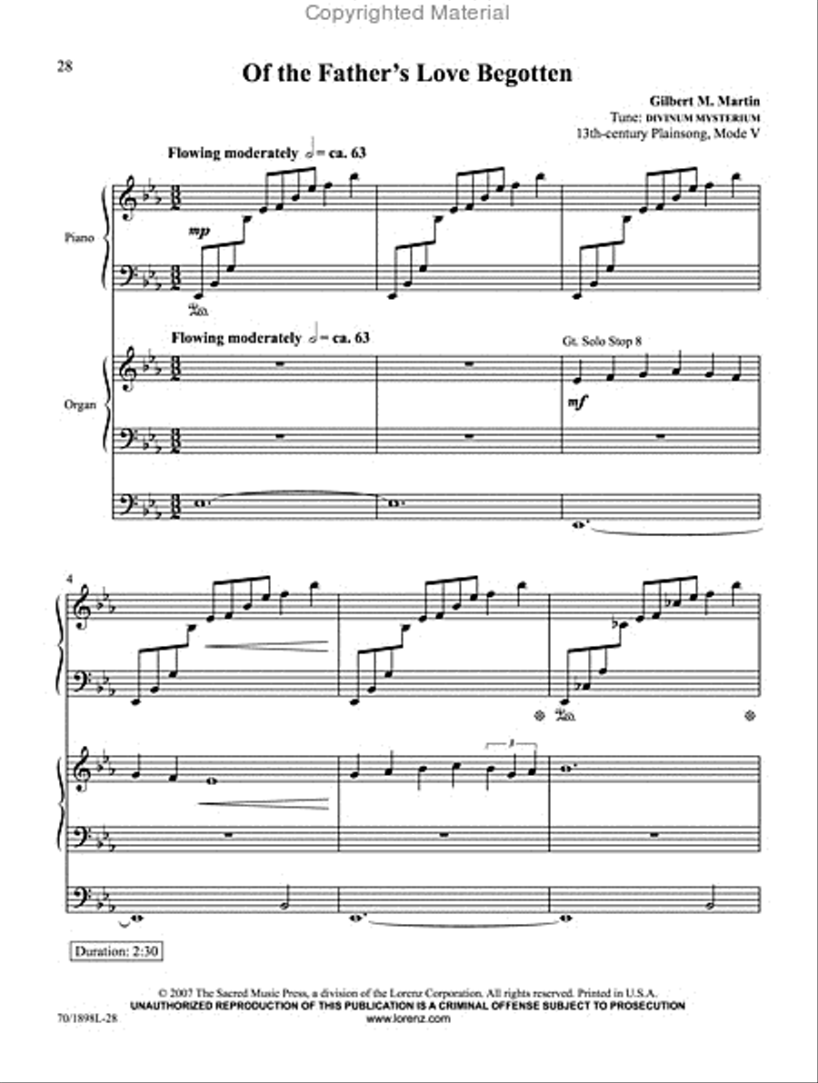 What Shall I Give to the Child? Organ scores gallery preview page 4