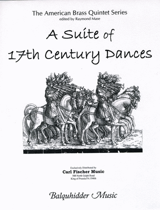 Book cover for A Suite Of 17th Century Dances