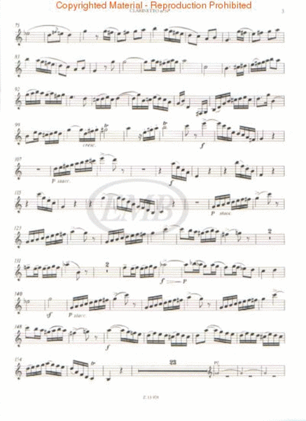Rondo from the Clarinet Quintet, Op. 34