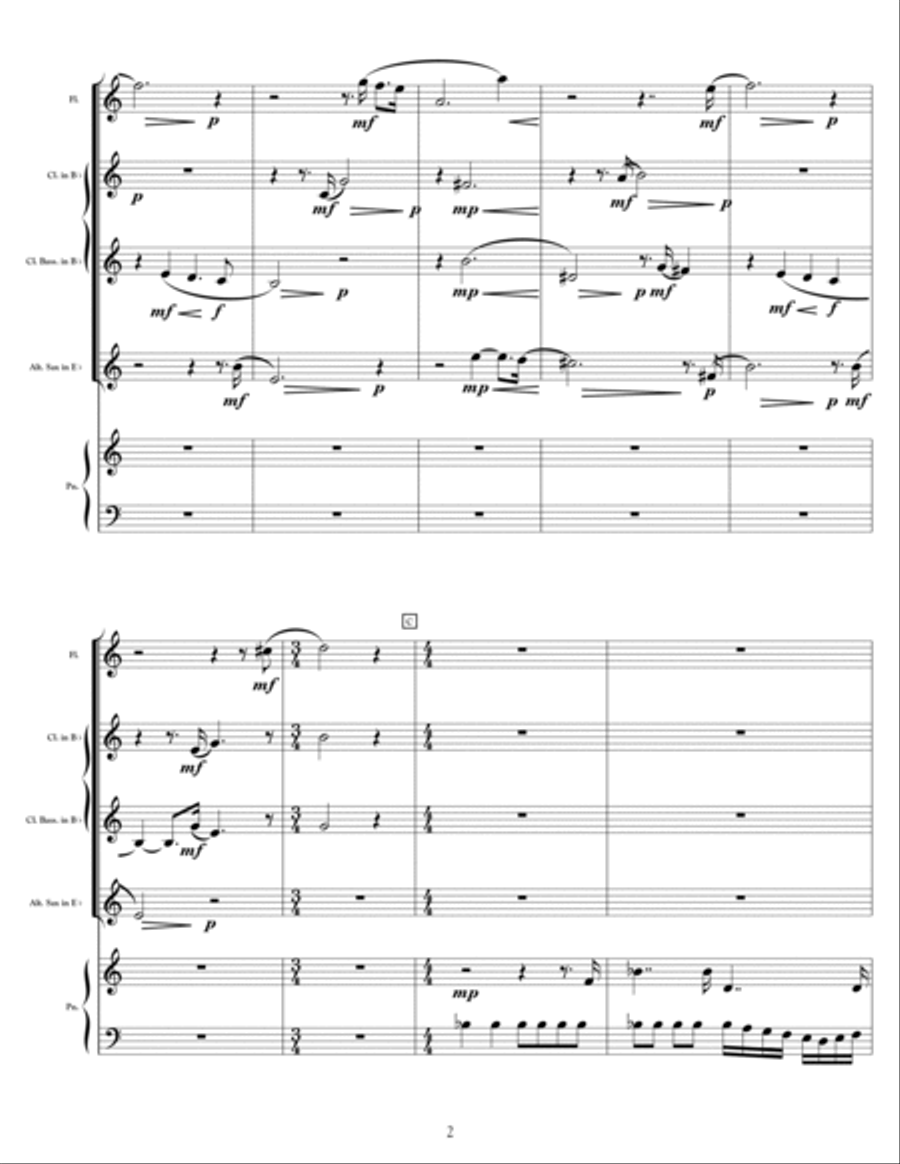 Prelude to a Kiss and a Dance Small Ensemble scores gallery preview page 3