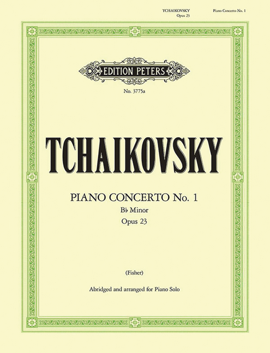 Piano Concerto No.1 in Bb minor Piano Solo scores gallery preview page 1