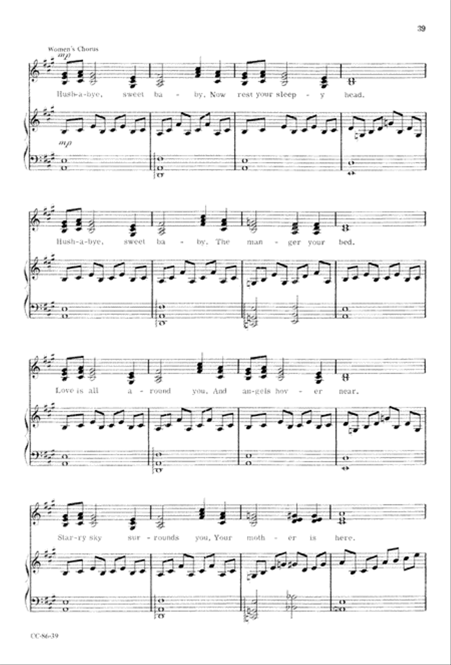 Angels' Song Angels' Song 4-Part scores gallery preview page 41
