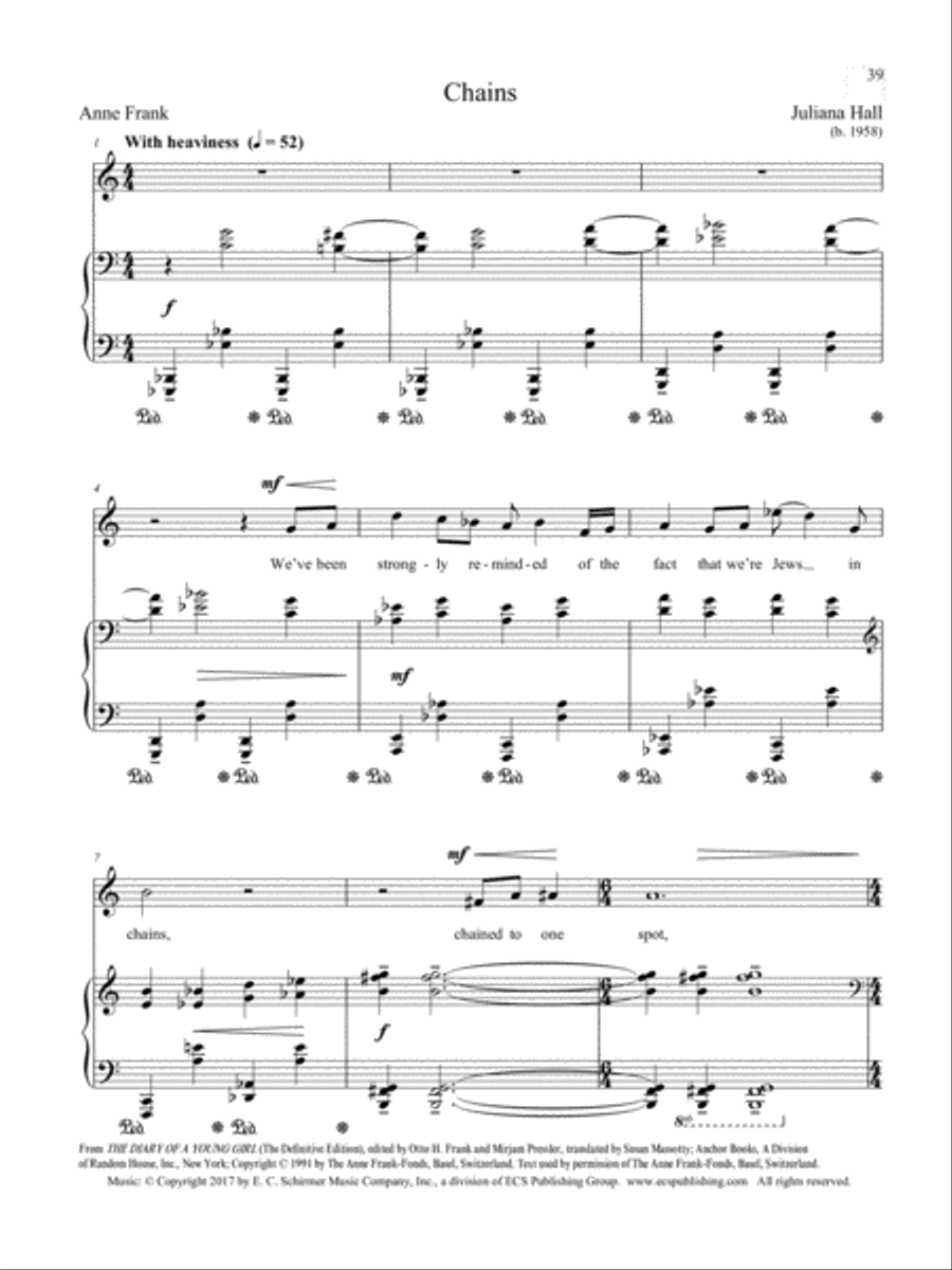 Chains Chains Soprano Voice scores gallery preview page 2