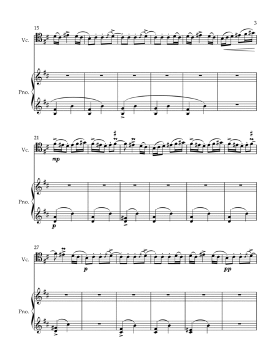 Romanian Folk Dances Standing Still Piano scores gallery preview page 3