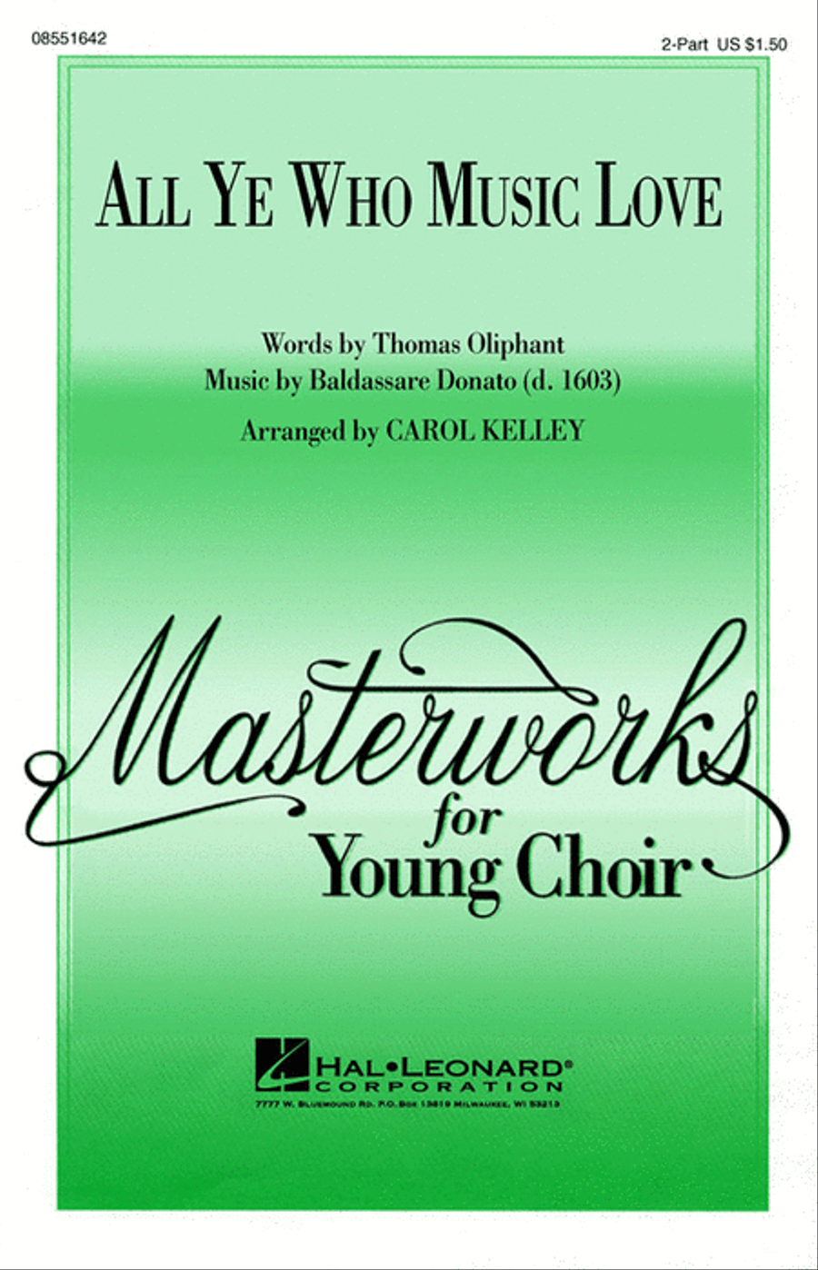 All Ye Who Music Love Choir scores gallery preview page 1