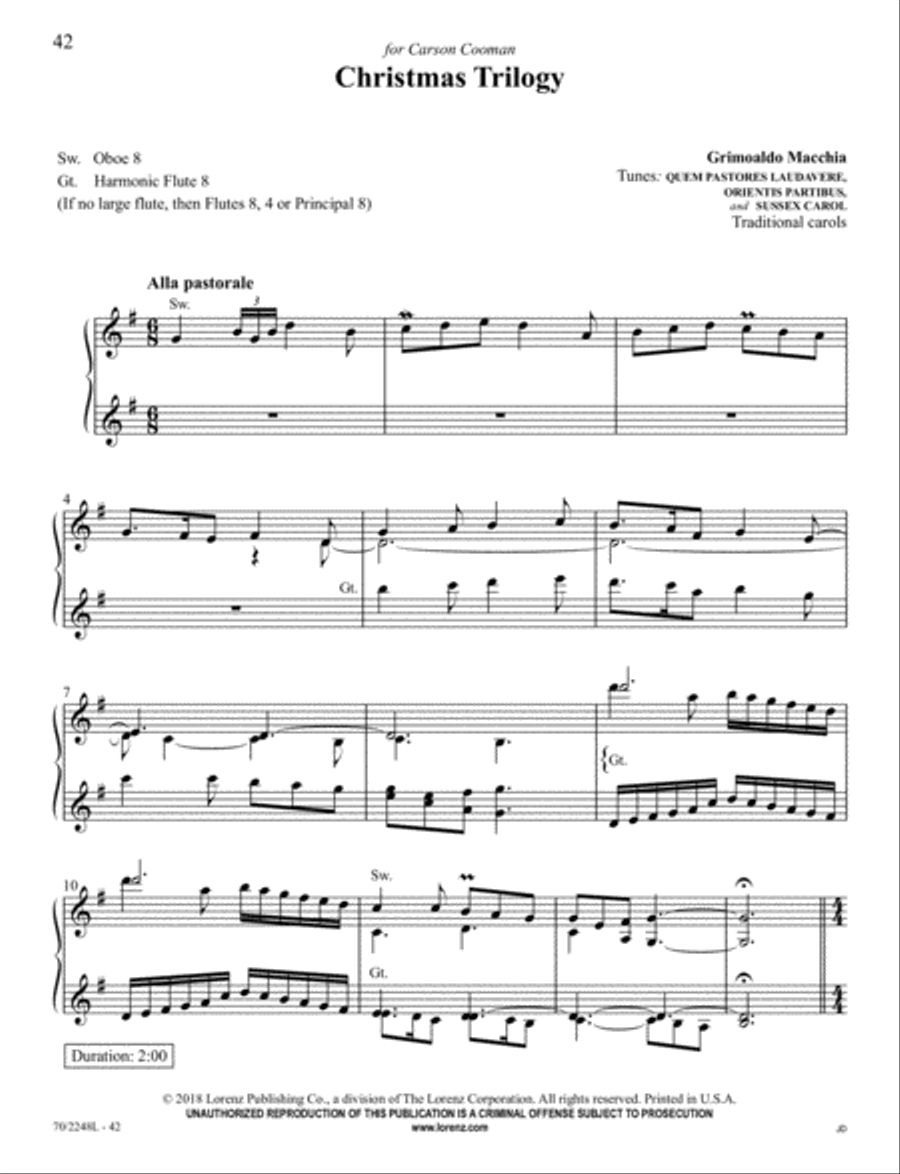 Yuletide Joy Organ Solo scores gallery preview page 13