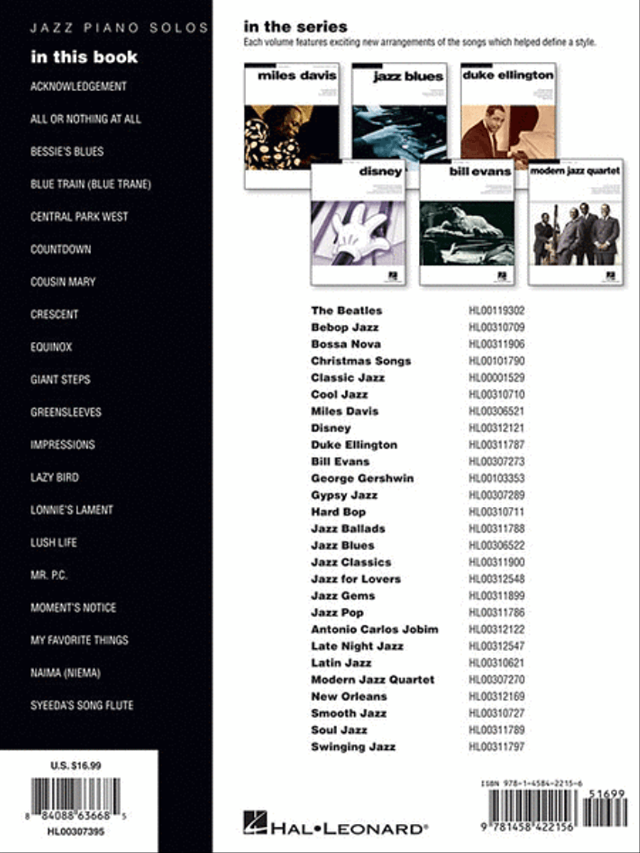 John Coltrane Piano Solo scores gallery preview page 2
