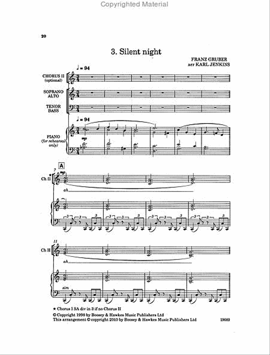 Joy to the World SSA scores gallery preview page 3