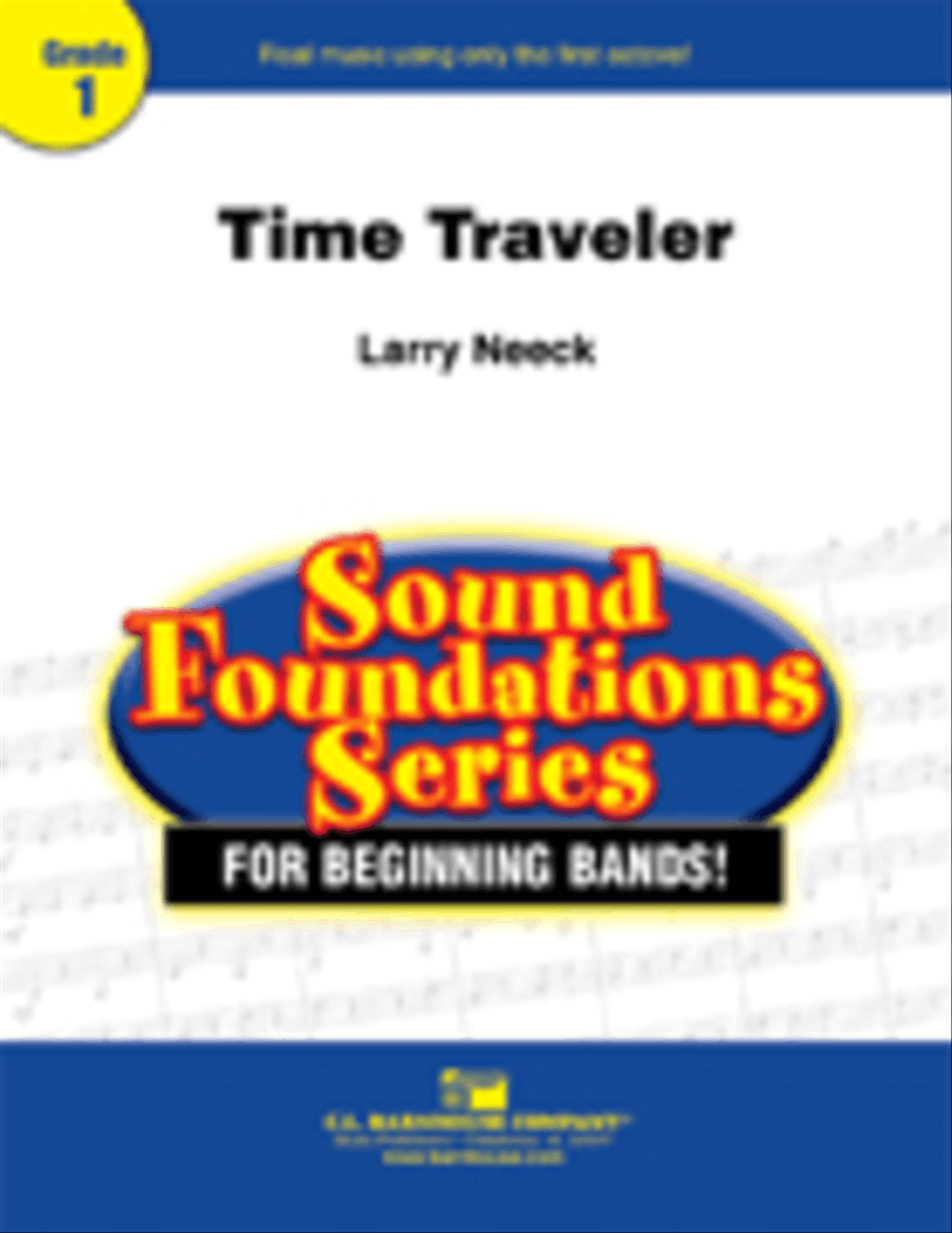 Time Traveler Concert Band scores gallery preview page 1