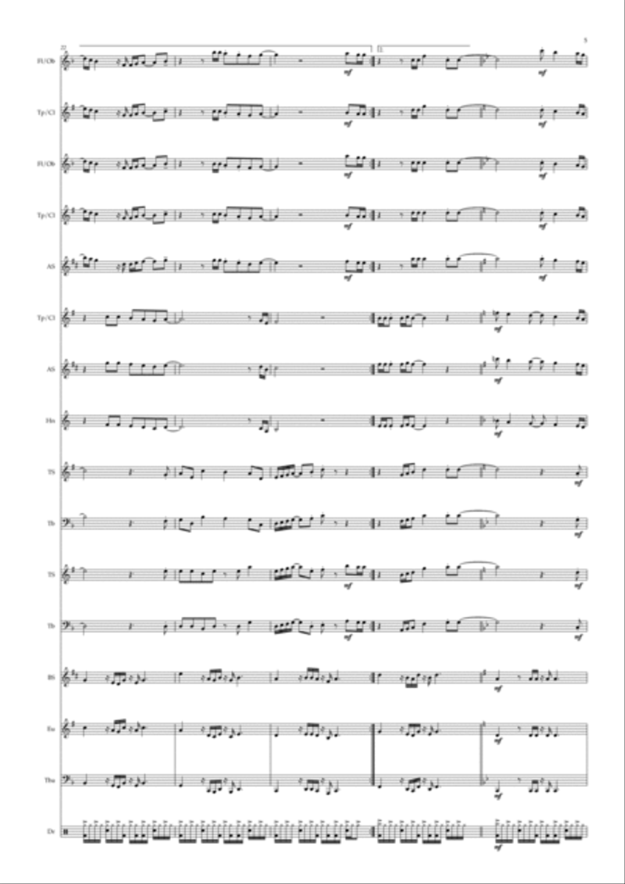It Must Have Been Love It Must Have Been Love Concert Band scores gallery preview page 5
