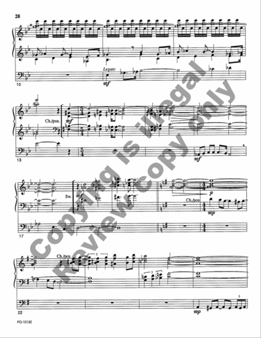 Civic Events Suite Organ scores gallery preview page 12
