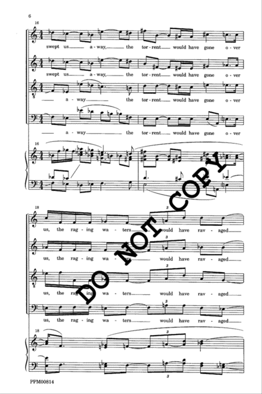 Psalm 124 4-Part scores gallery preview page 7