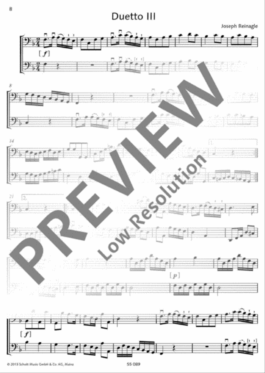 12 Progressive Duets Cello scores gallery preview page 9