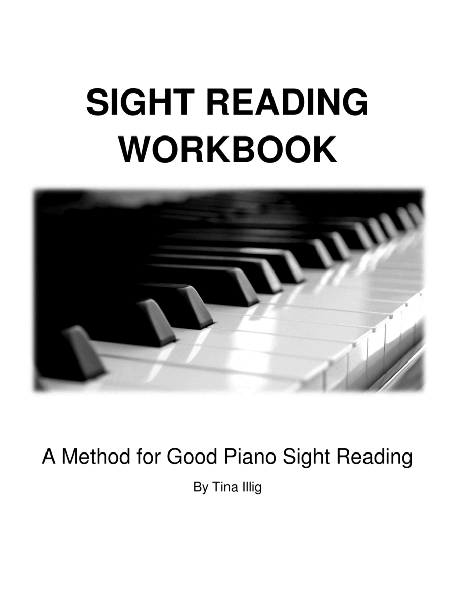 PIANO SIGHT READING WORKBOOK: Writing and Playing Format Piano Method scores gallery preview page 1