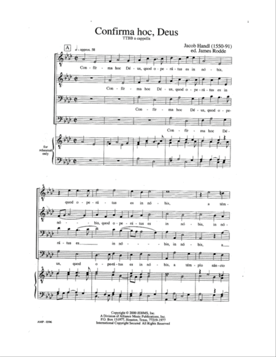 Confirma Hoc, Deus TTBB scores gallery preview page 4